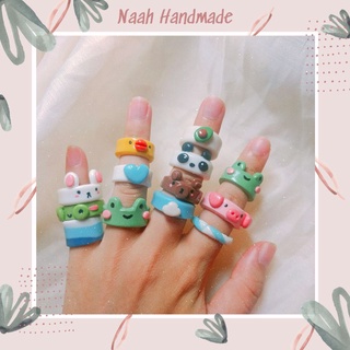 [SẴN] Nhẫn đất sét handmade dễ thương 🌼