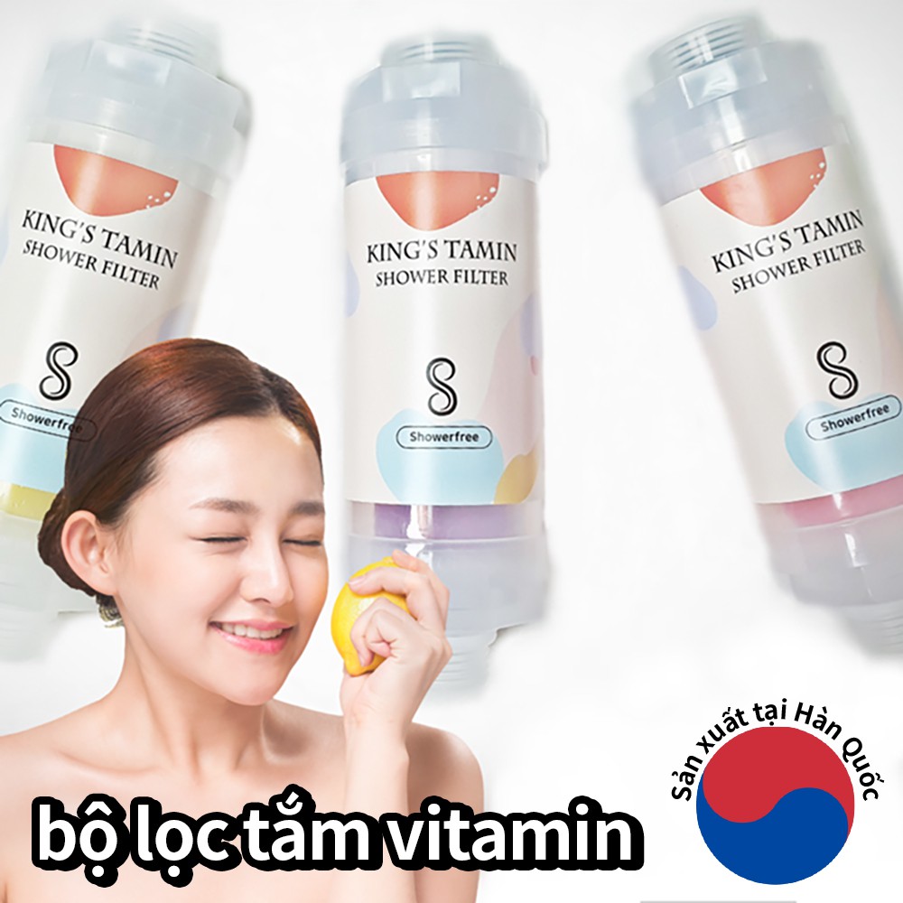 ShowerFree - Hàn Quốc Lõi lọc nước vòi sen Vitamin C chăm sóc làn / Lõi lọc nước có chứa vitamin loại bỏ Clo đến từ Hàn Quốc