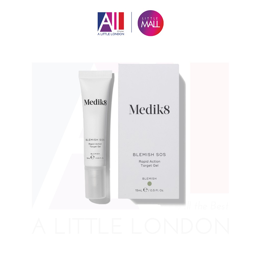 [TOP 1 SHOPEE] Gel chấm mụn Medik8 Blemish SOS Rapid Action Target Gel 15ml (Bill Anh)