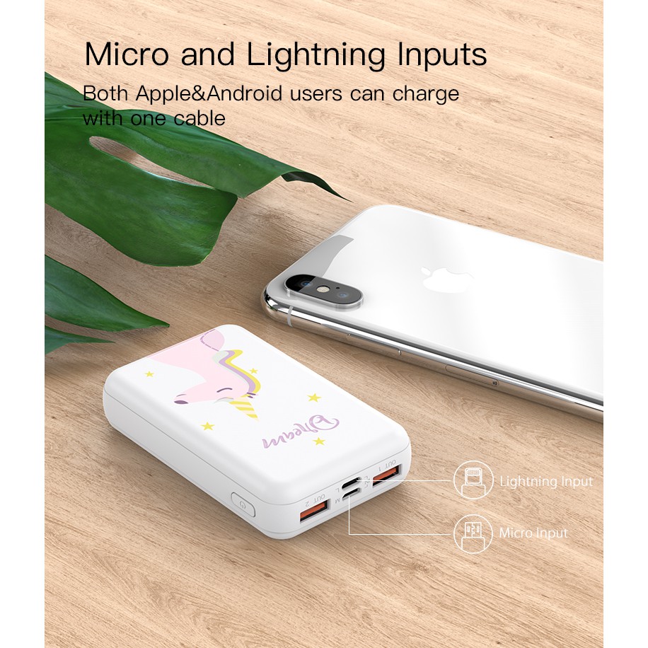 Pin Sạc dự phòng Yoobao mini 10000mAh P10W nhỏ gọn nhiều mẫu hình cute cho bạn gái ✪ CHÍNH HÃNG ✪