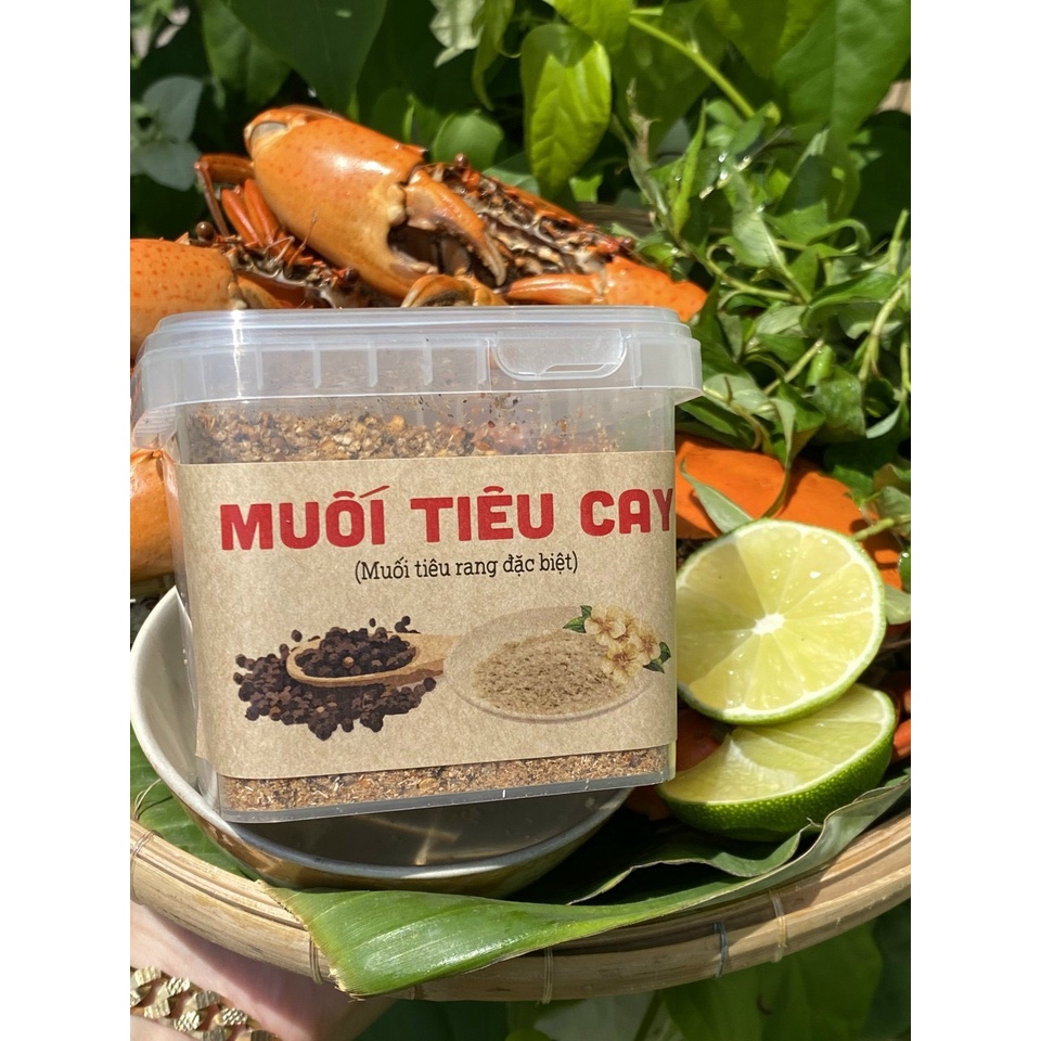 Muối tiêu cay ⚡ HÀNG LOẠI 1 ⚡ Muối tiêu cay đặc sản chuẩn Bình Phước siêu thơm ngon, vị cay nhẹ chấm hải sản, đồ nướng