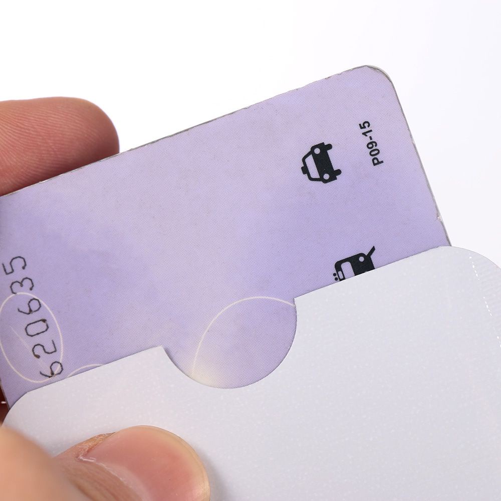 Set 5 Vỏ Nhôm Bọc Thẻ Từ Rfid An Toàn Chống Trộm Nhiều Màu Sắc