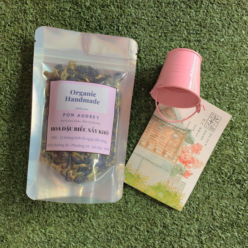 Hoa Đậu Biếc/ Nụ Hoa Hồng/ Hoa Lài (Nhài) Sấy Khô Nguyên Chất