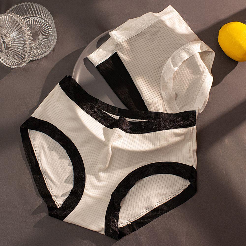 Quần Lót Cotton Lưng Vừa Thoáng Khí Thoải Mái Cho Nữ