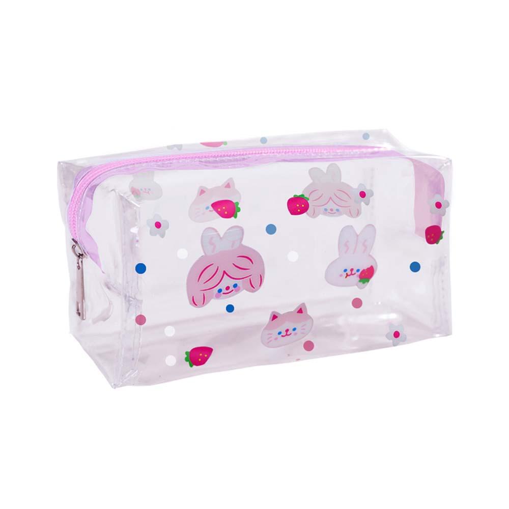 Túi Đựng Mỹ Phẩm Son Môi Bằng PVC Trong Suốt Đa Năng Cho Nữ