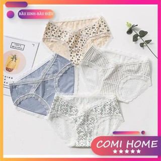 Set 4 quần lót bầu cotton kháng khuẩn mềm mịn cao cấp - bao chất lượng