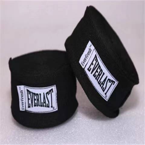 Black everlast mma găng tay đấm bốc muay thái tập gym chiến đấu chuyên nghiệp da pu dày