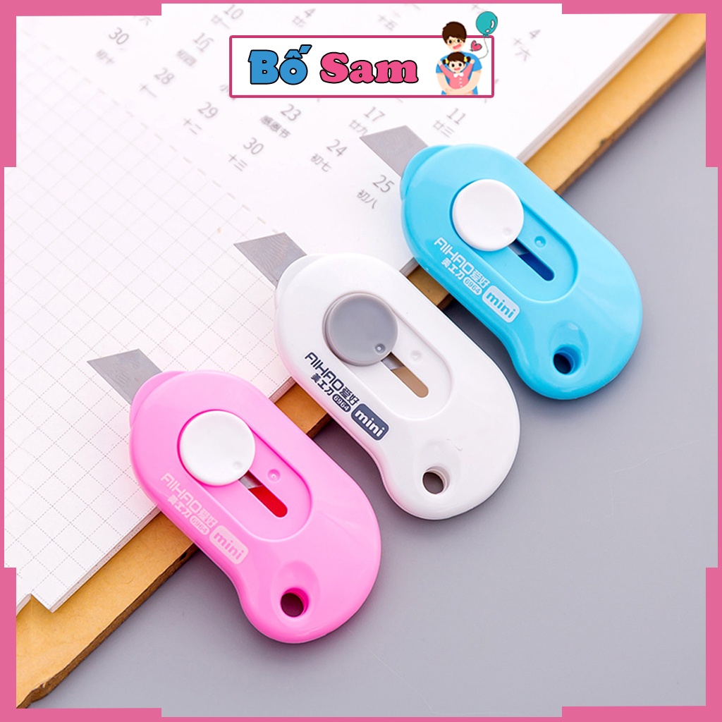 Dao dọc giấy cute mini lưỡi thép siêu sắc cho học sinh Shop Bố Sam