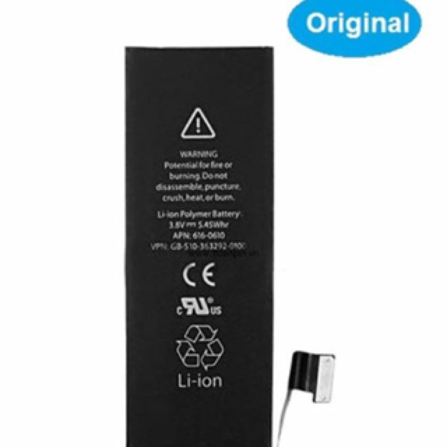 [Dùng Thử 7 Ngày] Pin iphone 5S Bh 12 tháng