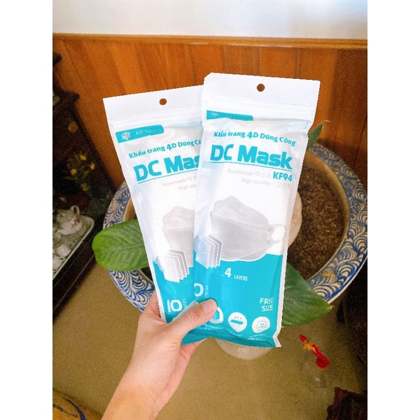 [5 cái] Khẩu trang 4D DC Mask KF94 (giao túi 5 hoặc 10) | BigBuy360 - bigbuy360.vn