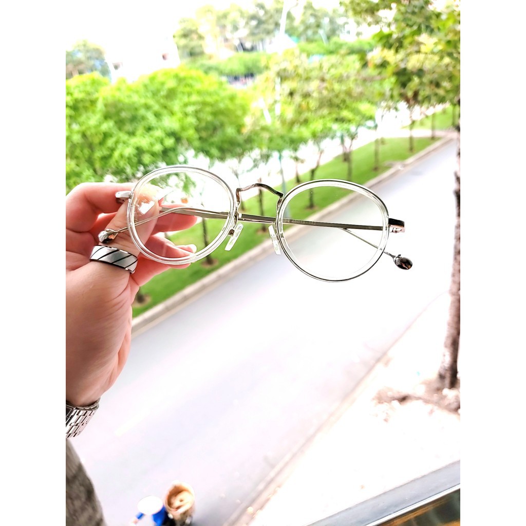 Gọng kính cận kim loại mắt tròn thời trang D13 (vthm9) | BigBuy360 - bigbuy360.vn