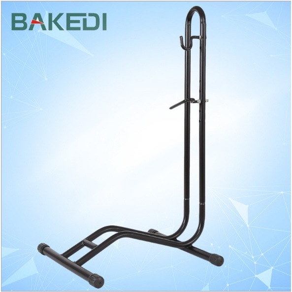 GIÁ ĐỂ XE ĐẠP KẸP BÁNH - CHÂN L có móc dựng bên