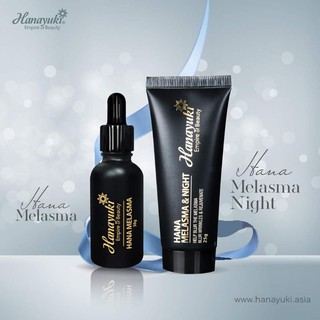 (CHÍNH HÃNG-Date 2026) Bộ 2 SP ĐIỀU GIẢM NÁM HANAYUKI( SERUM NÁM VÀ KEM NÁM ĐÊM)