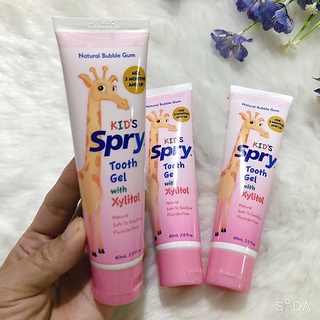 Date 10/26 Kem đánh răng trẻ em Kid's Spry 60ml - Mỹ Kem đánh răng cho bé nuốt được