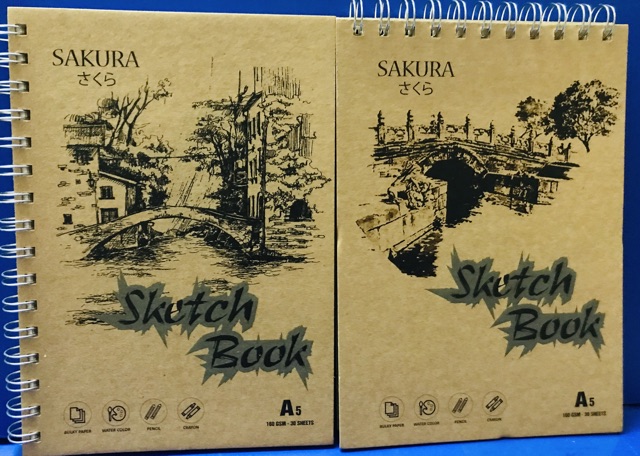 SỔ VẼ SKETCH BOOK SAKURA 30 TỜ(A5/A4/A3)