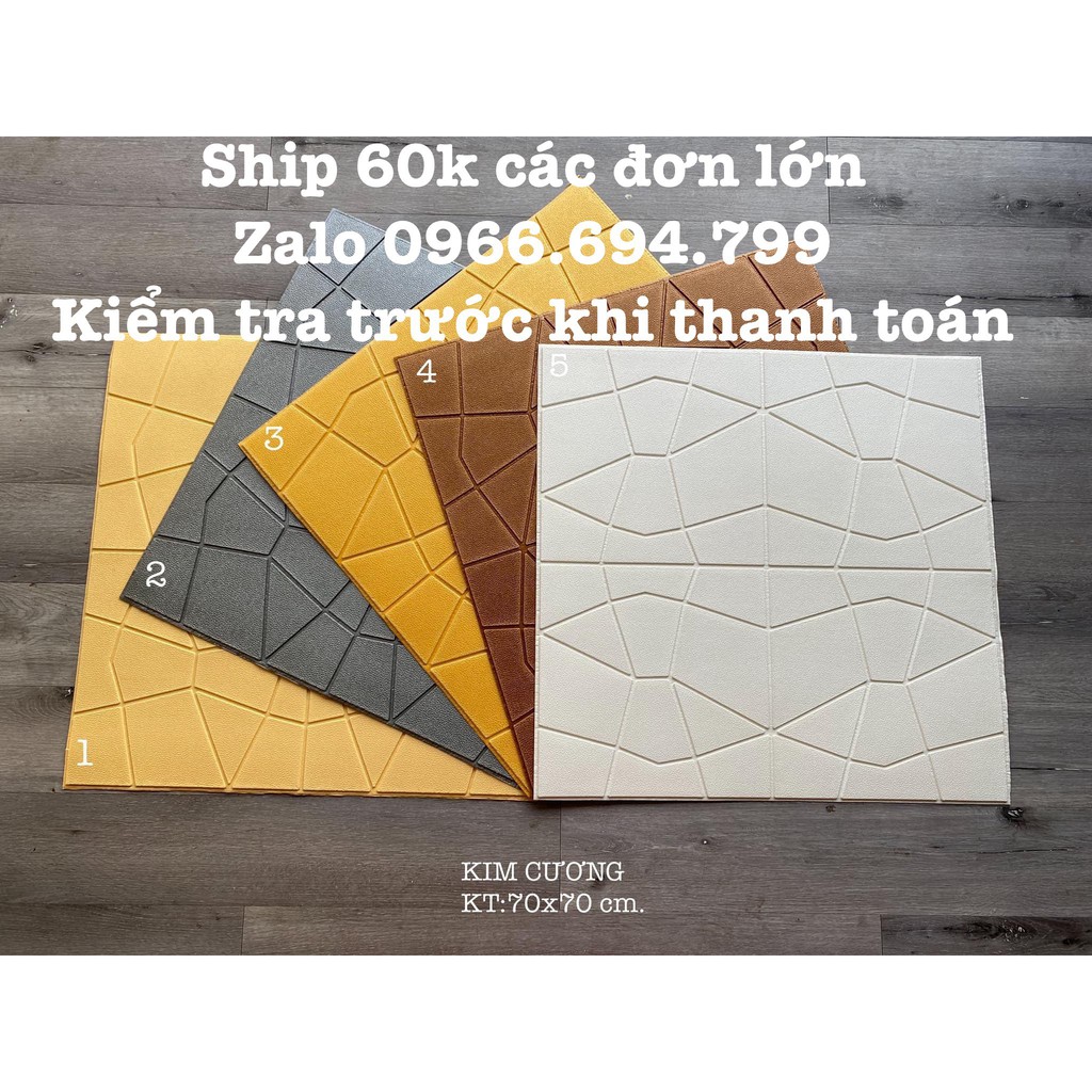Xốp Dán Tường Kim Cương - LOẠI 1 - Nhập khẩu cao cấp | BigBuy360 - bigbuy360.vn