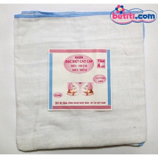 Khăn tắm xô Kiba 4 lớp siêu sềm siêu rẻ