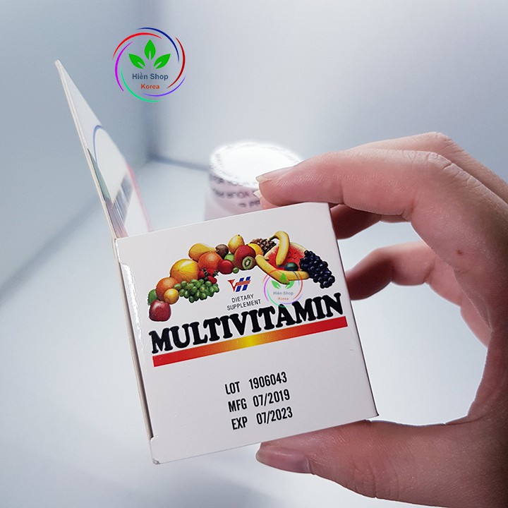 Viên uống vitamin tổng hợp và khoáng chất VH-MULTIVITAMIN của mỹ hộp 60 viên DATE 2023