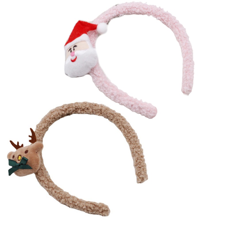 Flgo Băng Đô Cài Tóc Rửa Mặt / Trang Điểm Bằng Vải Bông Mềm Mại Có Chuông Dễ