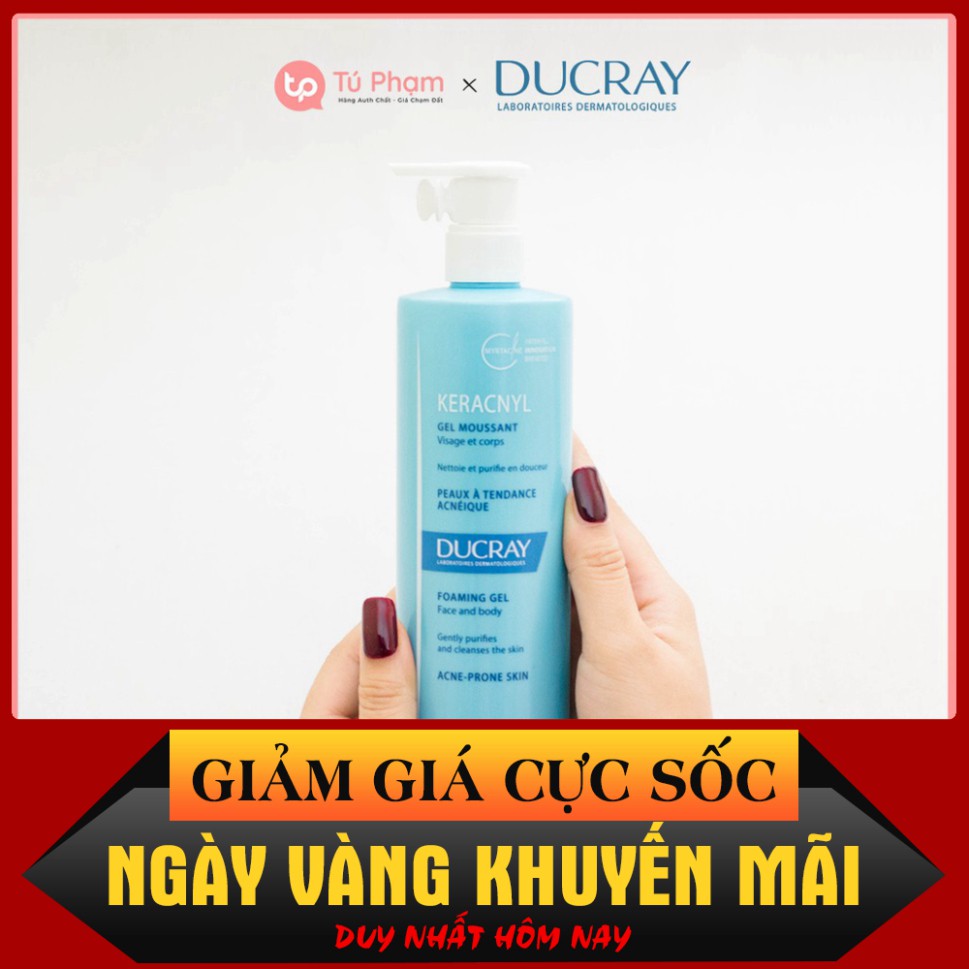 SALE NGÀY HÈ Sữa Rửa Mặt Ducray Keracnyl Gel Moussant SALE NGÀY HÈ