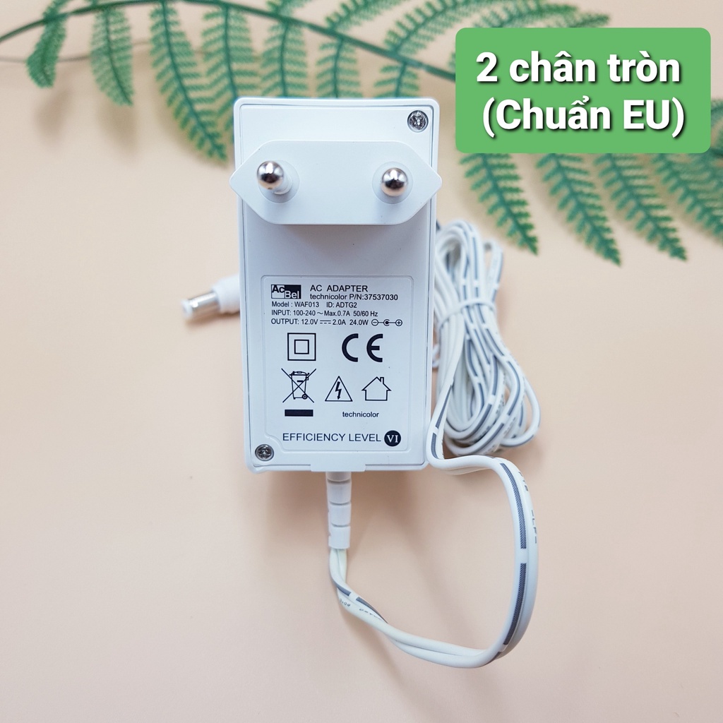 Bộ Nguồn Sạc 12V2A Chính Hãng Cho Máy MassageCủ Sạc Cho gối massage Hồng Ngoại