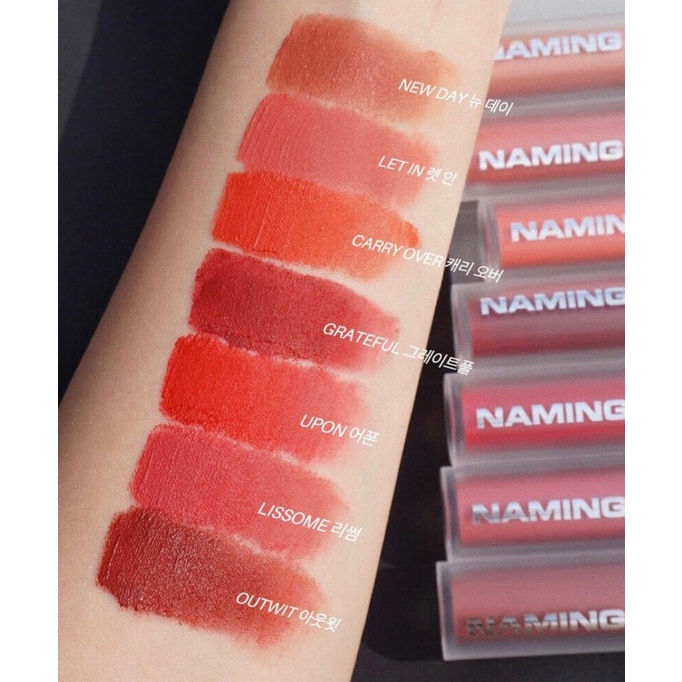 Son kem lì NAMING PRIME FOG LIP TINT