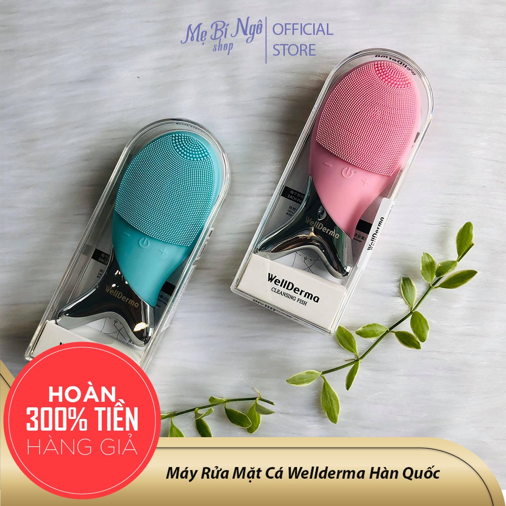 Máy Rửa Mặt Cá Wellderma Hàn Quốc – Cam kết hàng