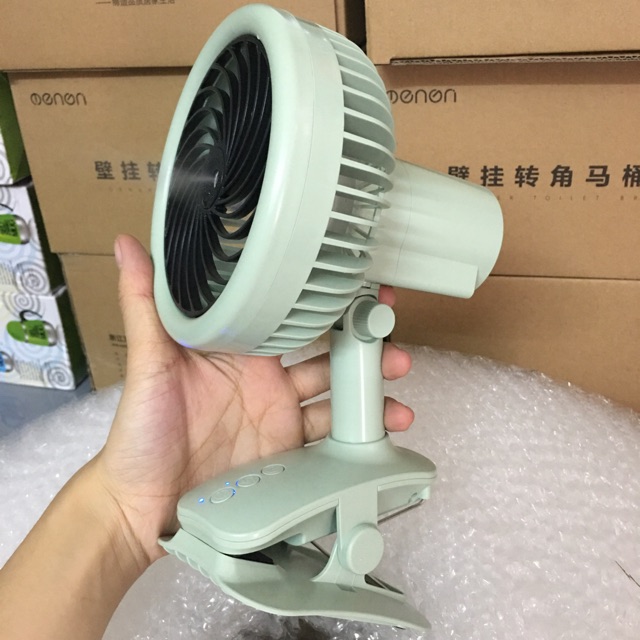 Quạt Hơi Nước Mini Phun Sương Tích Sạc Điện Có Kẹp Để Bàn Tiện Lợi Như Máy Lạnh Điều Hòa Mini Di Động | Shopee Việt Nam