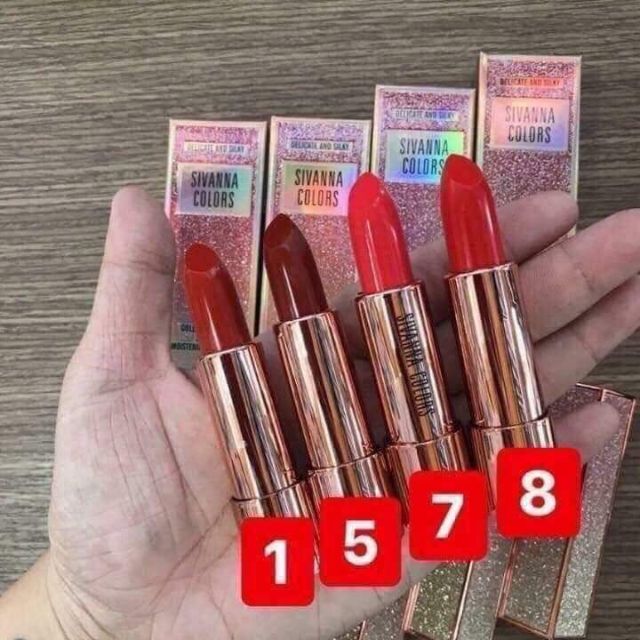 💋 Son SIVANA COLOR GOLD COLLAGEN SILKY MOISTENING LIPSTICK 💄