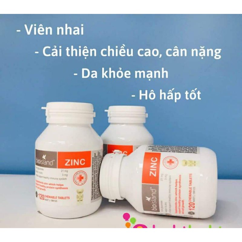 Kẽm Zin C Bio Island của úc hộp 130 viên