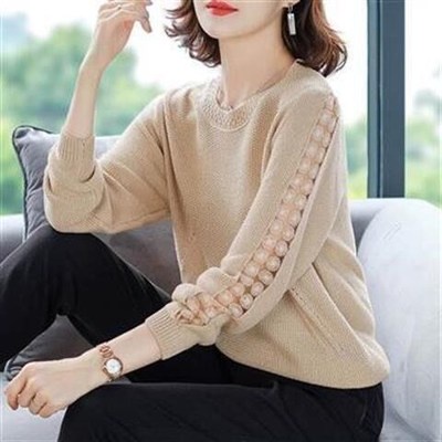 (HÀNG SẴN) Áo Len Dệt Kim Phối Ren Ngọt Ngào AL98 - Hàng Quảng Châu Cao Cấp