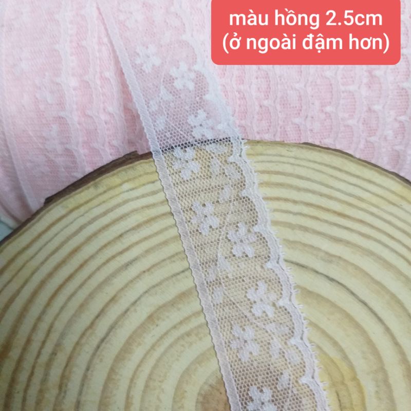 Ren lưới trang trí, size 7mm đến 2.5cm (dây 5m/12k)