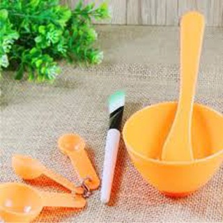 Bộ dụng cụ trộn đắp mặt nạ 4in1