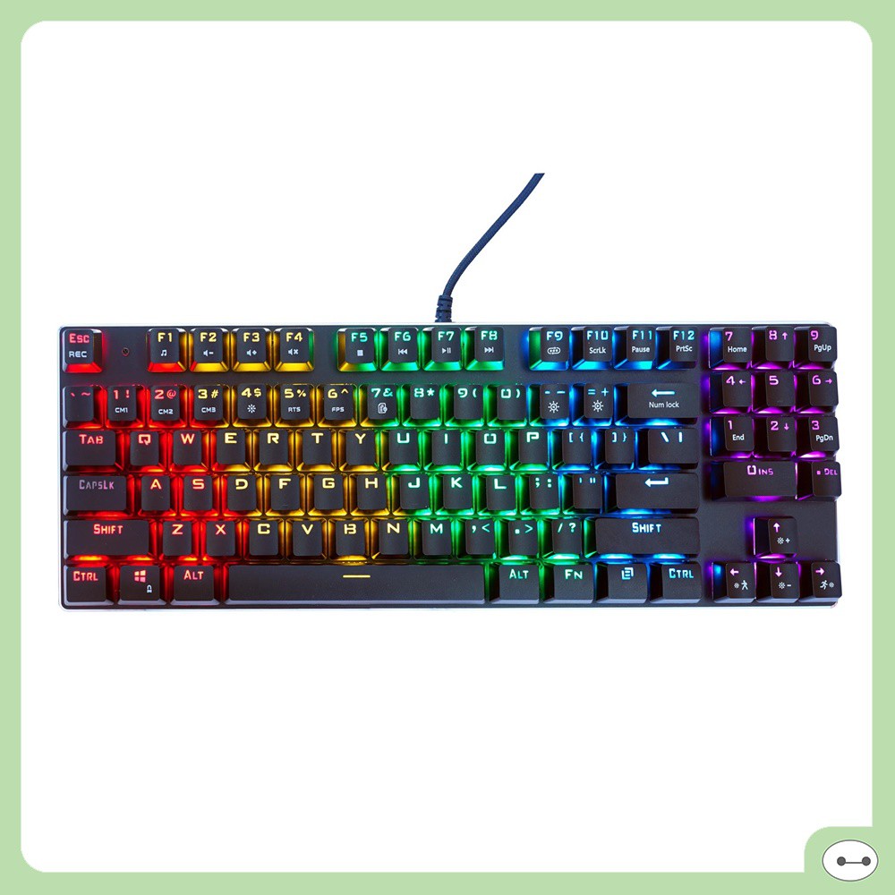 BÀN PHÍM CƠ ZERO METOO Z56 LED RAINBOW (TKL CÓ NUMBLOCK)