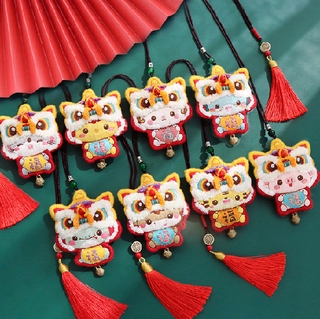 Bộ dụng cụ tự thêu làm túi thơm xiang bao hình vuông họa tiết 12 cung hoàng đạo xinh xắn