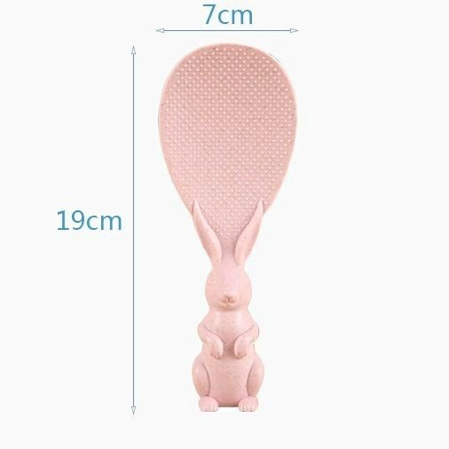 Muỗng môi múc xới cơm không dính hình thỏ dễ thương