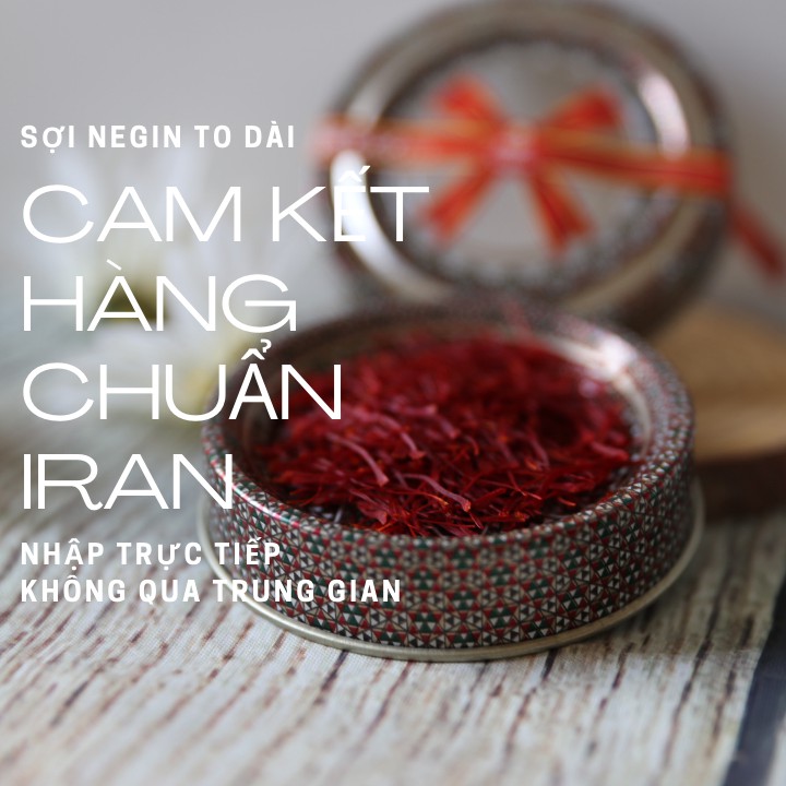 SAMPLE: 0.2 GR SAFFRON NHỤY HOA NGHỆ TÂY IRAN- SAFFRON IRAN