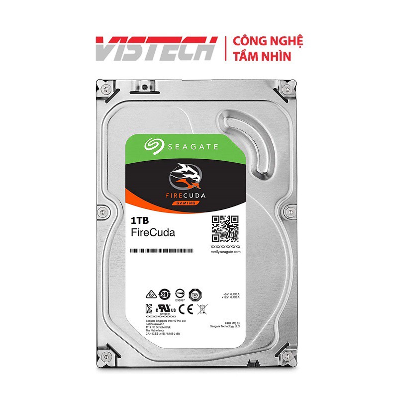 Ổ cứng cắm trong Seagate FireCuda 1 TB 3.5” ST1000DX002