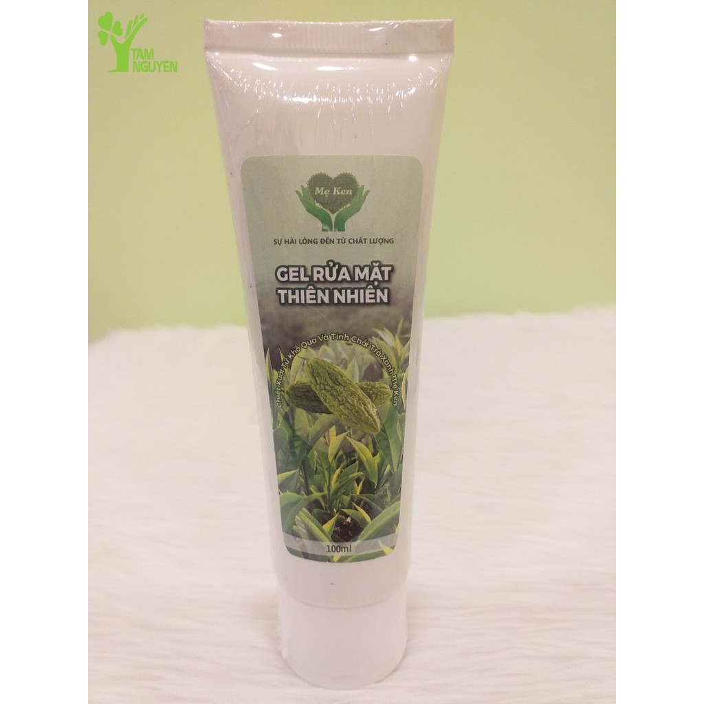 Gel rửa mặt thiên nhiên chiết xuất từ khổ qua từ khổ qua và tinh chất trà xanh Mẹ Ken 100ml
