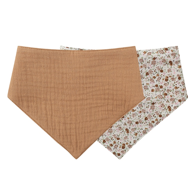 Yếm Ăn Chất Liệu Cotton Mềm Mại Thấm Hút Tốt Hai Mặt Dành Cho Em Bé