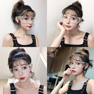 Mắt kính chống bụi bảo vệ mắt gọng vuông thời trang cho nam và nữ
