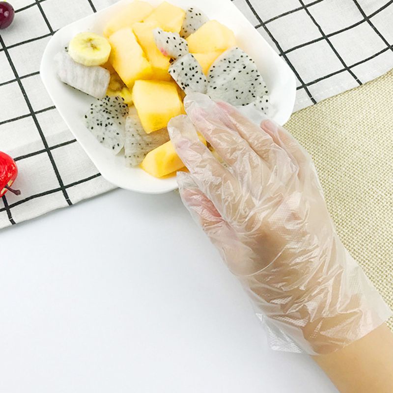 Set 100 găng tay trong suốt dùng một lần dành cho trẻ em