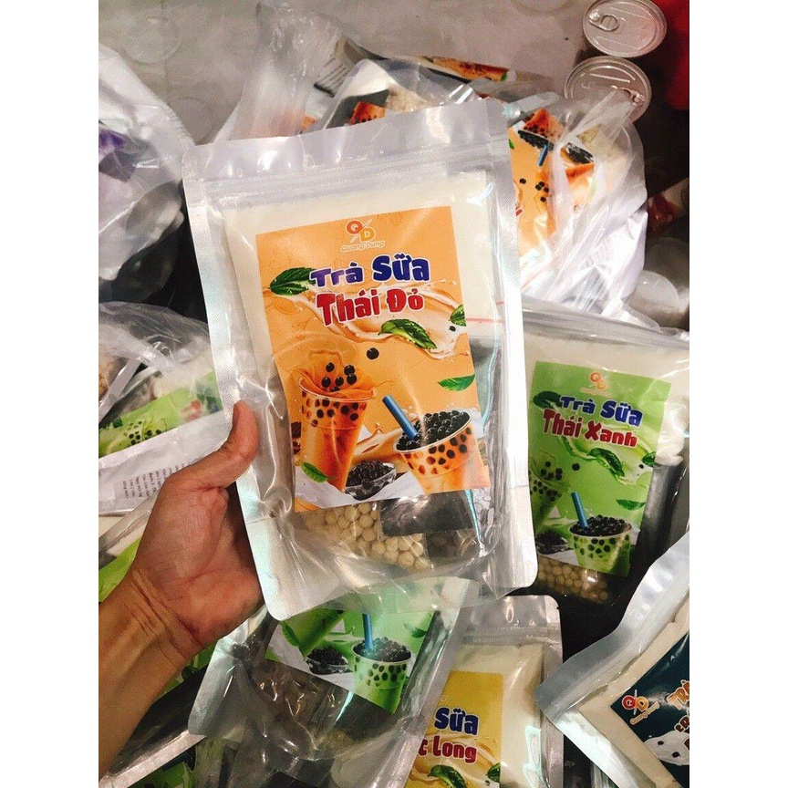 SET nguyên liệu pha trà sữa Thái | Trà sữa Thái ĐỎ | THÁI XANH, Siêu ngon, dễ làm