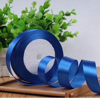 Ruy băng vải lụa satin một mặt hàn bản rộng 2cm cuộn dài 22m