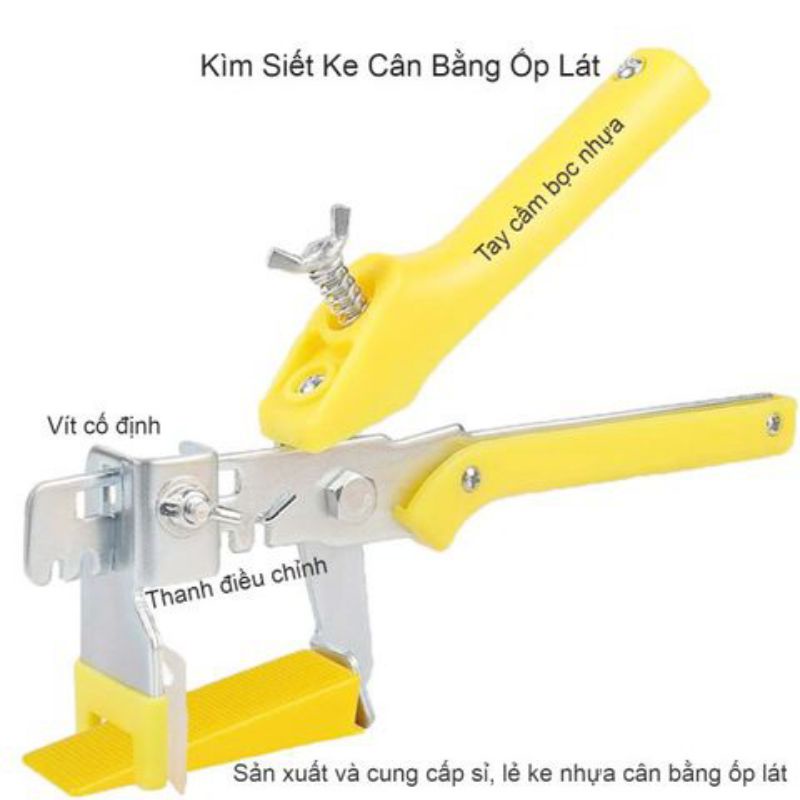 Ke góc, ke nêm, kìm siết cân bằng lát gạch