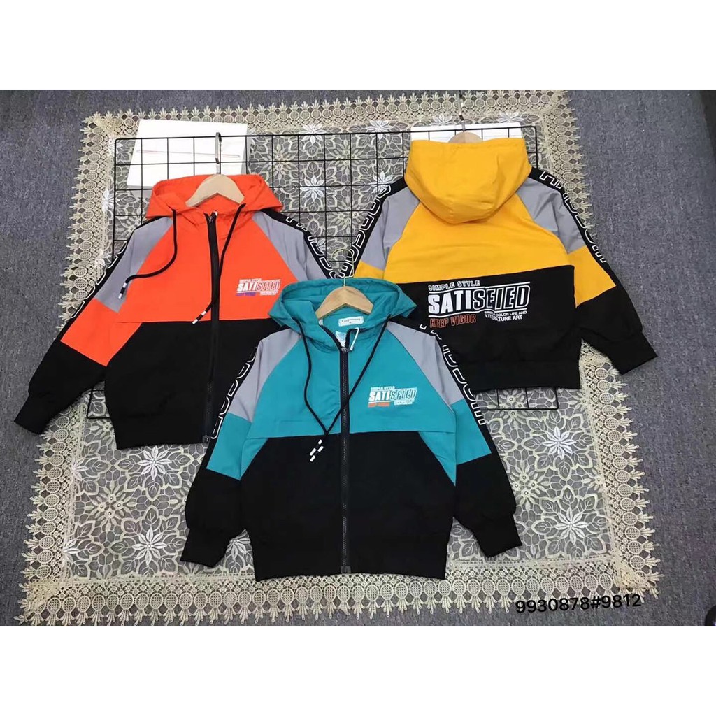 Áo gió cho bé trai 8-12 tuổi,Áo khoác gió chấ vải dù mềm mại_Kiều Trang kids.