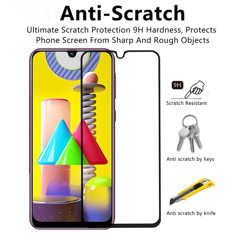 SAMSUNG Kính Cường Lực Bảo Vệ Camera Sau Cho Samsung Galaxy M30S M21 M31 2 Trong 1 9h Samsungm21
