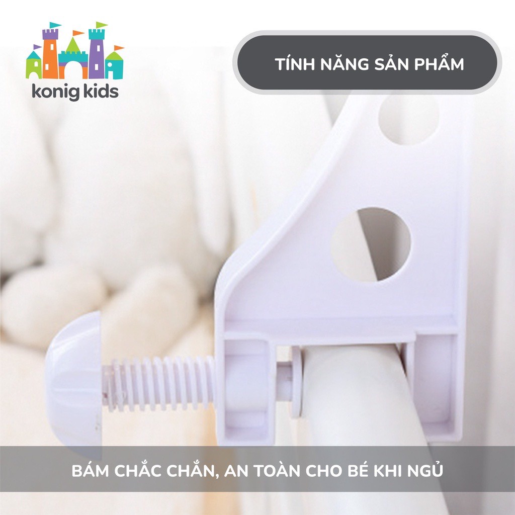 Treo nôi cho bé phát nhạc, xoay 360 độ Konig Kids 1021-KK-63605A, nhạc ru ngủ cho con yêu ngon giấc