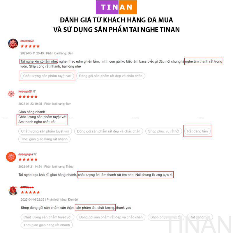 Tai nghe có dây,Tai nghe có mic,TinAn AT100 Jack 3.5 Tích hợp Micro và Nút điều chỉnh âm lượng