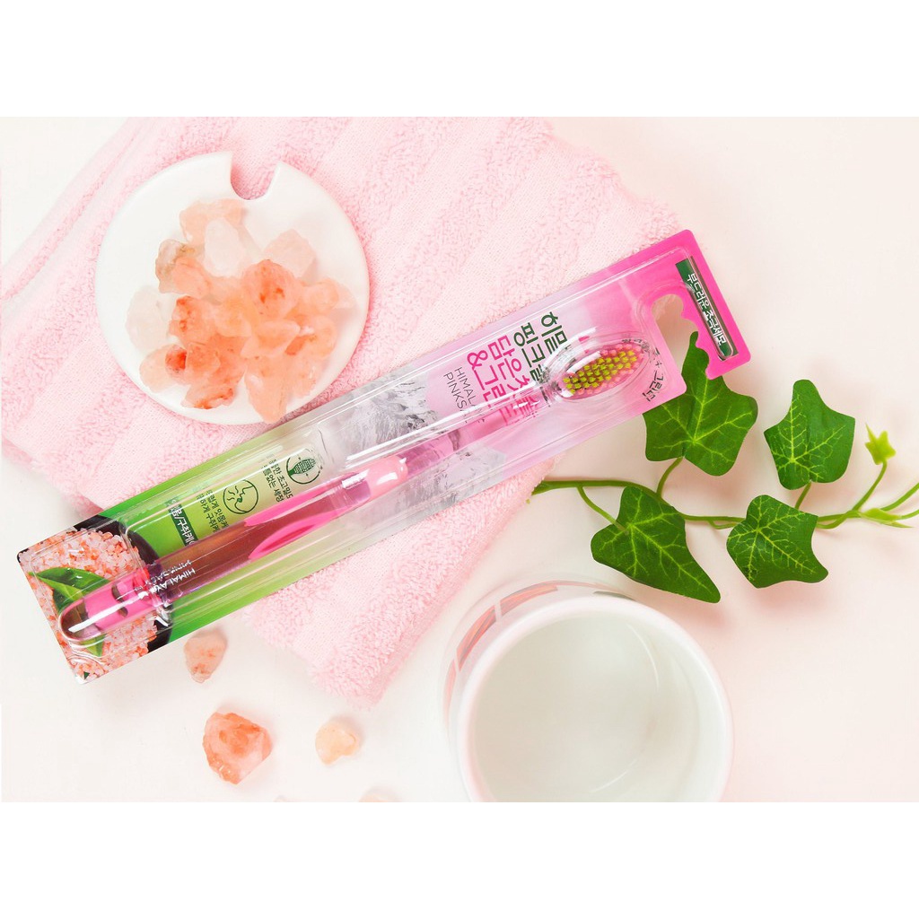 Bàn Chải Đánh Răng Bamboo Salt Tinh Chất Muối Hồng Himalaya Và Trà Xanh 1 Cây